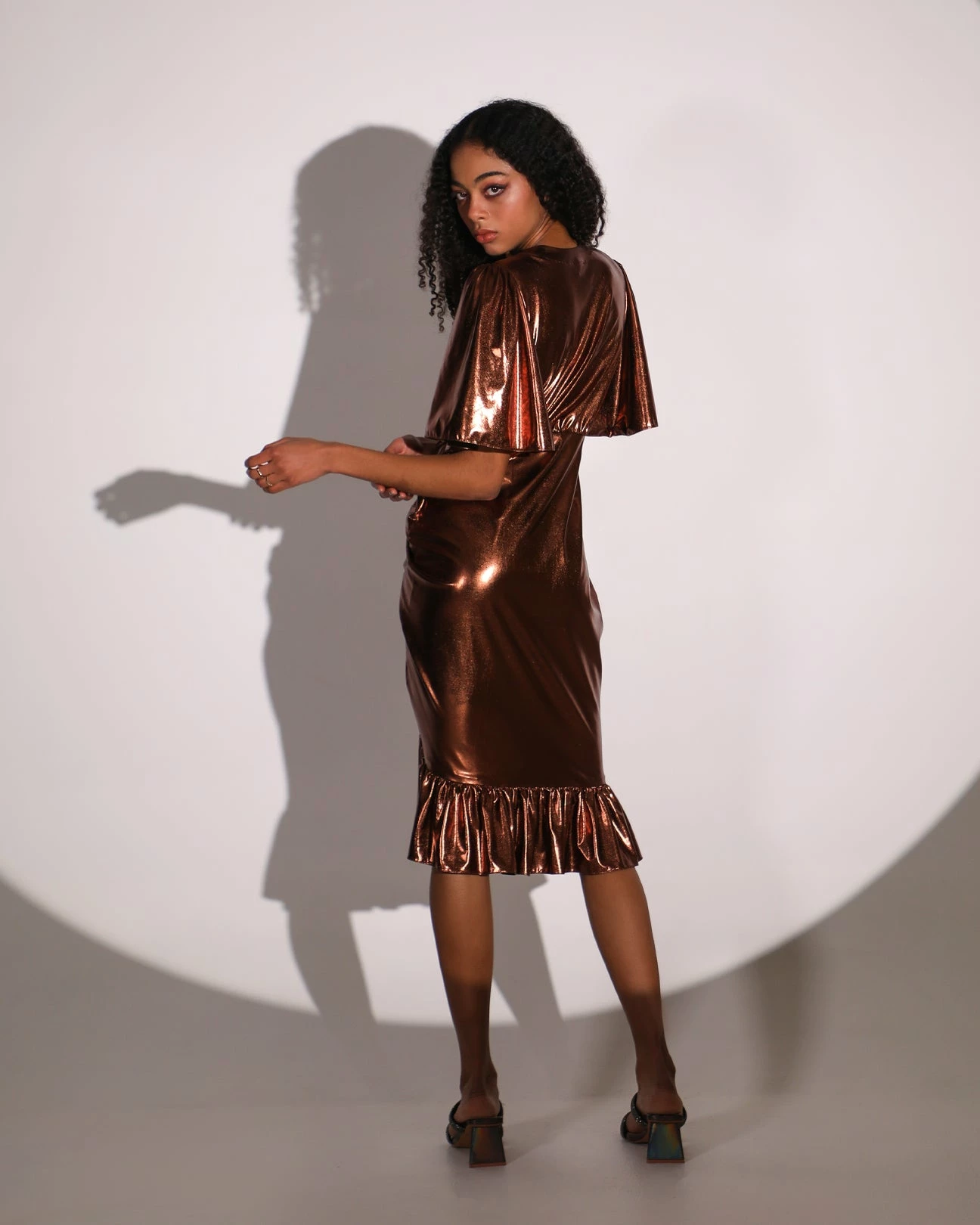 House Of Her Copper Glaze Dress 5 House Of Her Copper Glaze Dress - Image 5