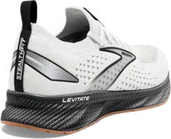 BROOKS Men's Levitate Stealthfit 6 (121 - White/Black) -THE OFFICE PARTY EDIT SHOP 0430AB83 8722 4E17 960B 6D029C4DA03F
