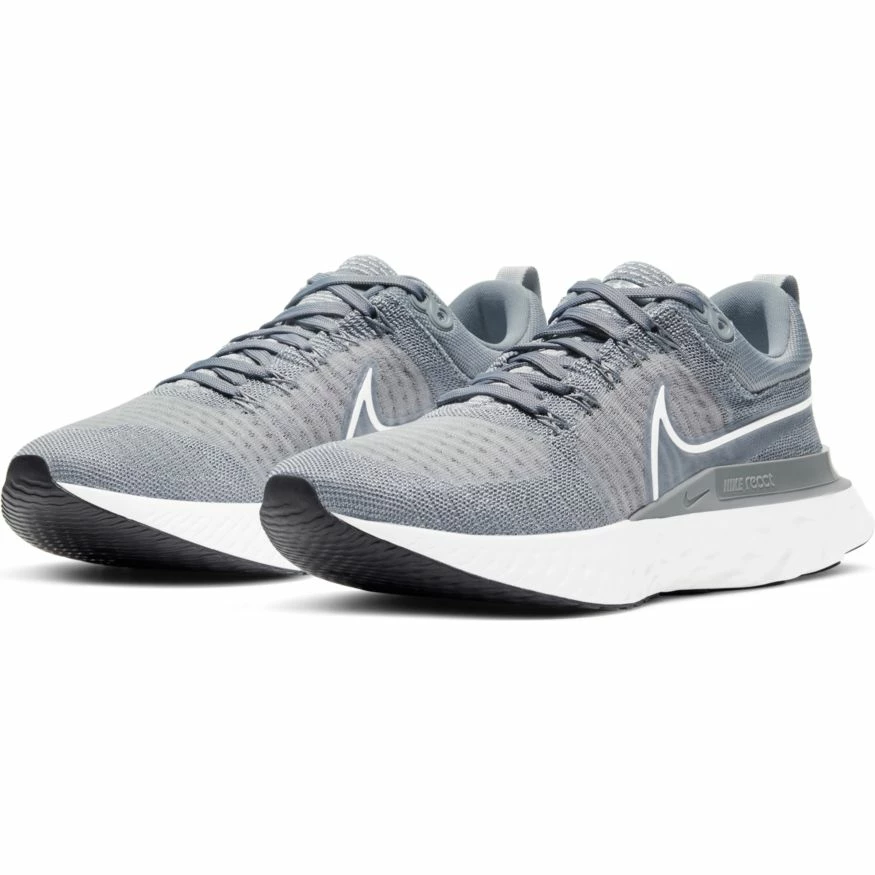 Nike Men's React Infinity Run Flyknit 2 (001 - Particle Grey/White/Grey Fog/Black) 3 Nike Men's React Infinity Run Flyknit 2 (001 - Particle Grey/White/Grey Fog/Black) - Image 3