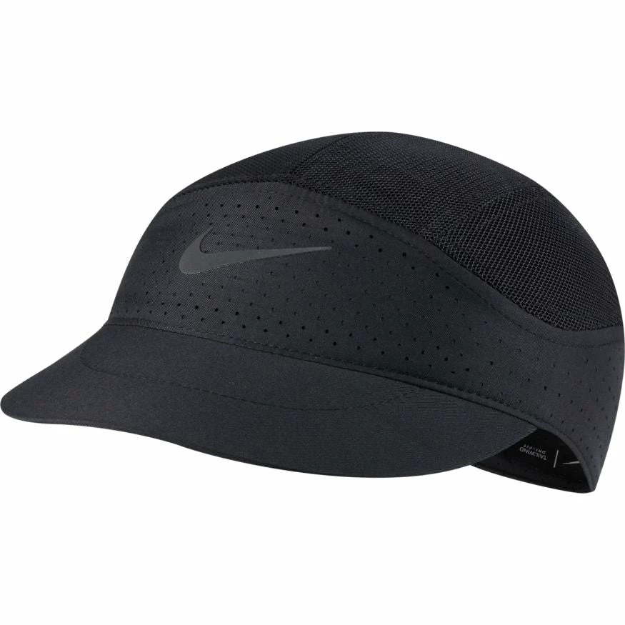 Nike Unisex AeroBill Tailwind Running Cap (010 - Black) 1 Nike Unisex AeroBill Tailwind Running Cap (010 - Black)