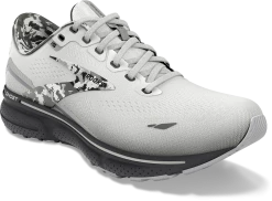 BROOKS Men's Ghost 15 (149 - White/Ebony/Oyster) -THE OFFICE PARTY EDIT SHOP 0C221275 5109 4AC3 8F81 5BBFDA8E8520