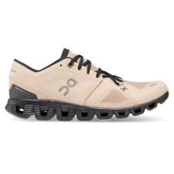 On Women’s Cloud X 3 (Fawn/Magnet)