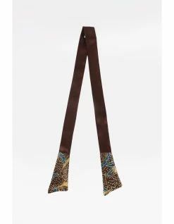 Not So Pink Brown Solid With Print Twilly -THE OFFICE PARTY EDIT SHOP 0I0A5405 c856f42f c41c 4e99 837e ff90f77257b5