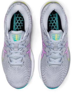 Asics Women's Gel-Cumulus 24 (022 - Piedmont Grey/Lavender Glow) 9 Asics Women's Gel-Cumulus 24 (022 - Piedmont Grey/Lavender Glow) -THE OFFICE PARTY EDIT SHOP 1012B206 022 SB TP GLB