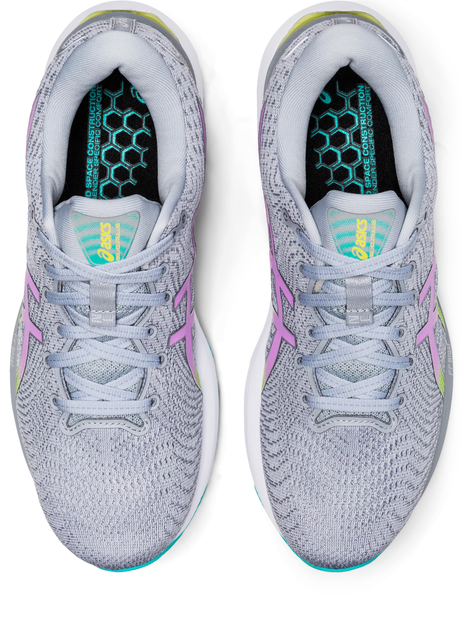 Asics Women's Gel-Cumulus 24 (022 - Piedmont Grey/Lavender Glow) 4 Asics Women's Gel-Cumulus 24 (022 - Piedmont Grey/Lavender Glow) - Image 4