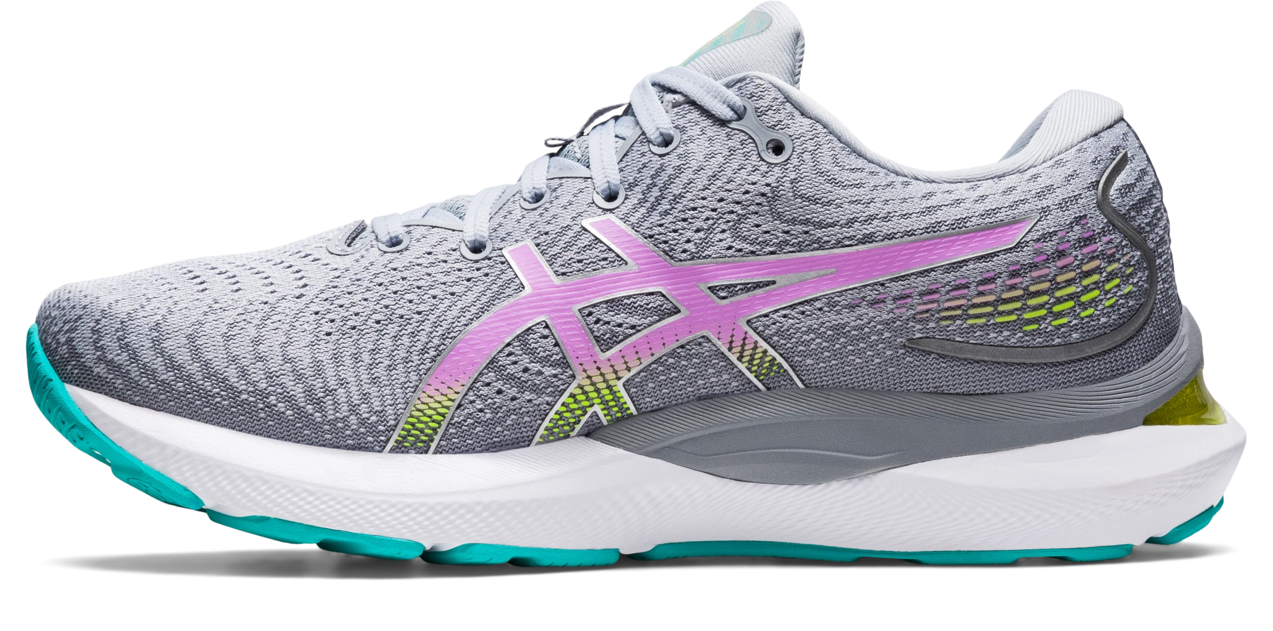 Asics Women's Gel-Cumulus 24 (022 - Piedmont Grey/Lavender Glow) 2 Asics Women's Gel-Cumulus 24 (022 - Piedmont Grey/Lavender Glow) - Image 2