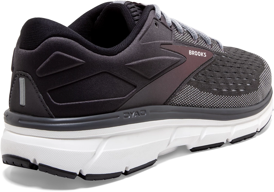 BROOKS Men's Dyad 11 (031 - Blackened Pearl/Alloy/Red) 4 BROOKS Men's Dyad 11 (031 - Blackened Pearl/Alloy/Red) - Image 4