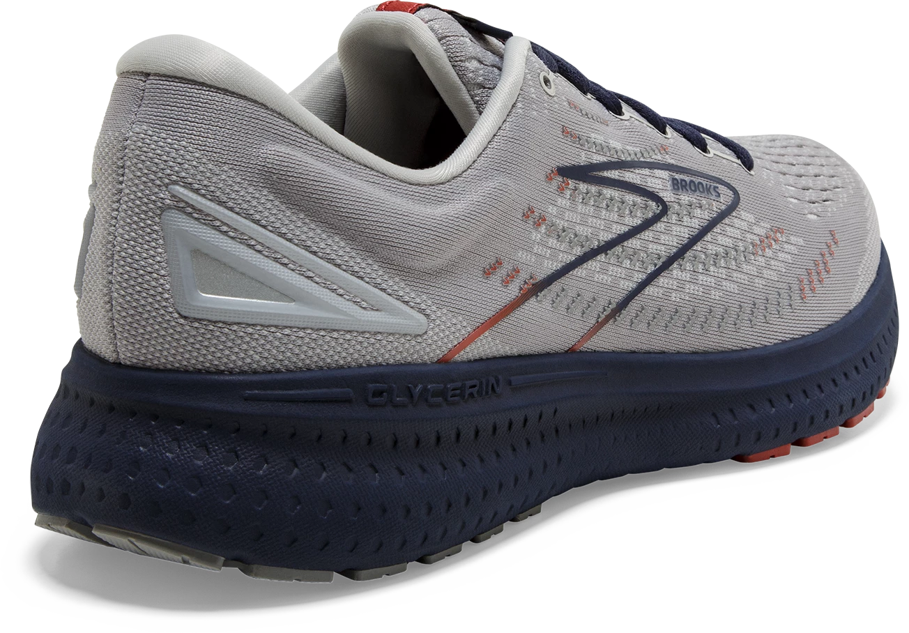 BROOKS Men’s Glycerin 19 (002 - Grey/Alloy/Peacoat) 4 BROOKS Men’s Glycerin 19 (002 - Grey/Alloy/Peacoat) - Image 4