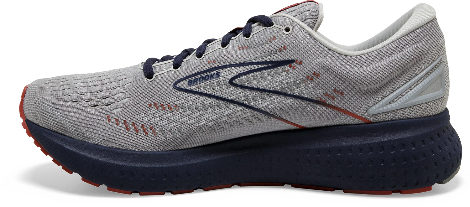 BROOKS Men’s Glycerin 19 (002 - Grey/Alloy/Peacoat) 2 BROOKS Men’s Glycerin 19 (002 - Grey/Alloy/Peacoat) - Image 2