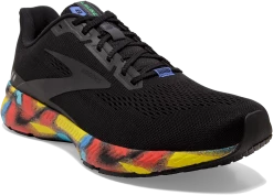 BROOKS Men's Launch 8 Victory Collection (016 - Black/Red/Blue) 8 BROOKS Men's Launch 8 Victory Collection (016 - Black/Red/Blue) -THE OFFICE PARTY EDIT SHOP 110358 016 A Launch 8