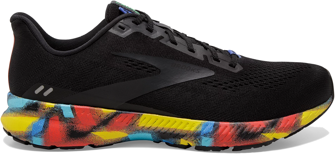 BROOKS Men's Launch 8 Victory Collection (016 - Black/Red/Blue) 1 BROOKS Men's Launch 8 Victory Collection (016 - Black/Red/Blue)