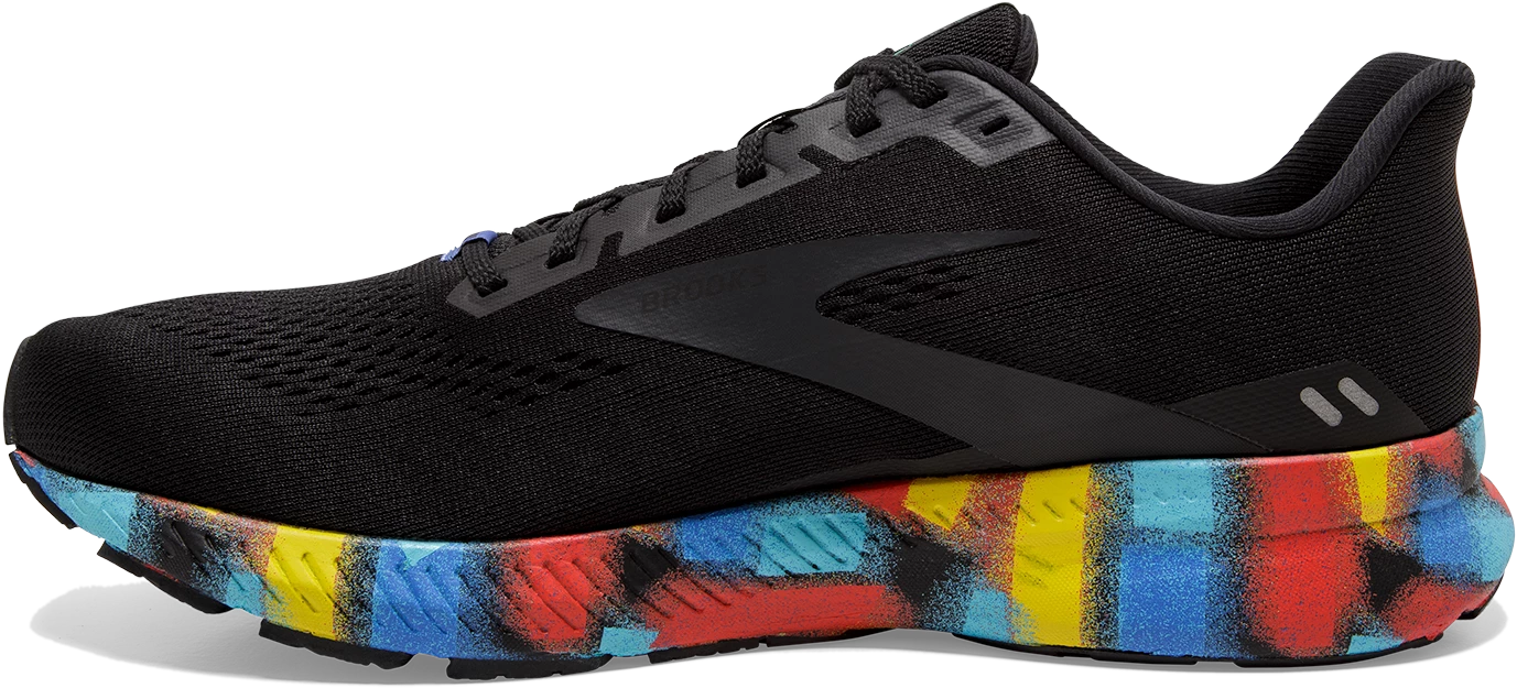 BROOKS Men's Launch 8 Victory Collection (016 - Black/Red/Blue) 2 BROOKS Men's Launch 8 Victory Collection (016 - Black/Red/Blue) - Image 2