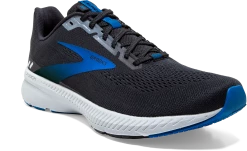BROOKS Men's Launch 8 (018 - Black/Grey/Blue) -THE OFFICE PARTY EDIT SHOP 110358 018 A Launch 8
