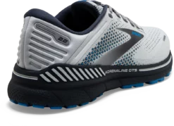 BROOKS Men's Adrenaline GTS 22 (023 - Oyster/India Ink/Blue) -THE OFFICE PARTY EDIT SHOP 110366 023 H Adrenaline GTS 22