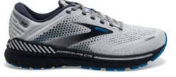 BROOKS Men's Adrenaline GTS 22 (023 - Oyster/India Ink/Blue)