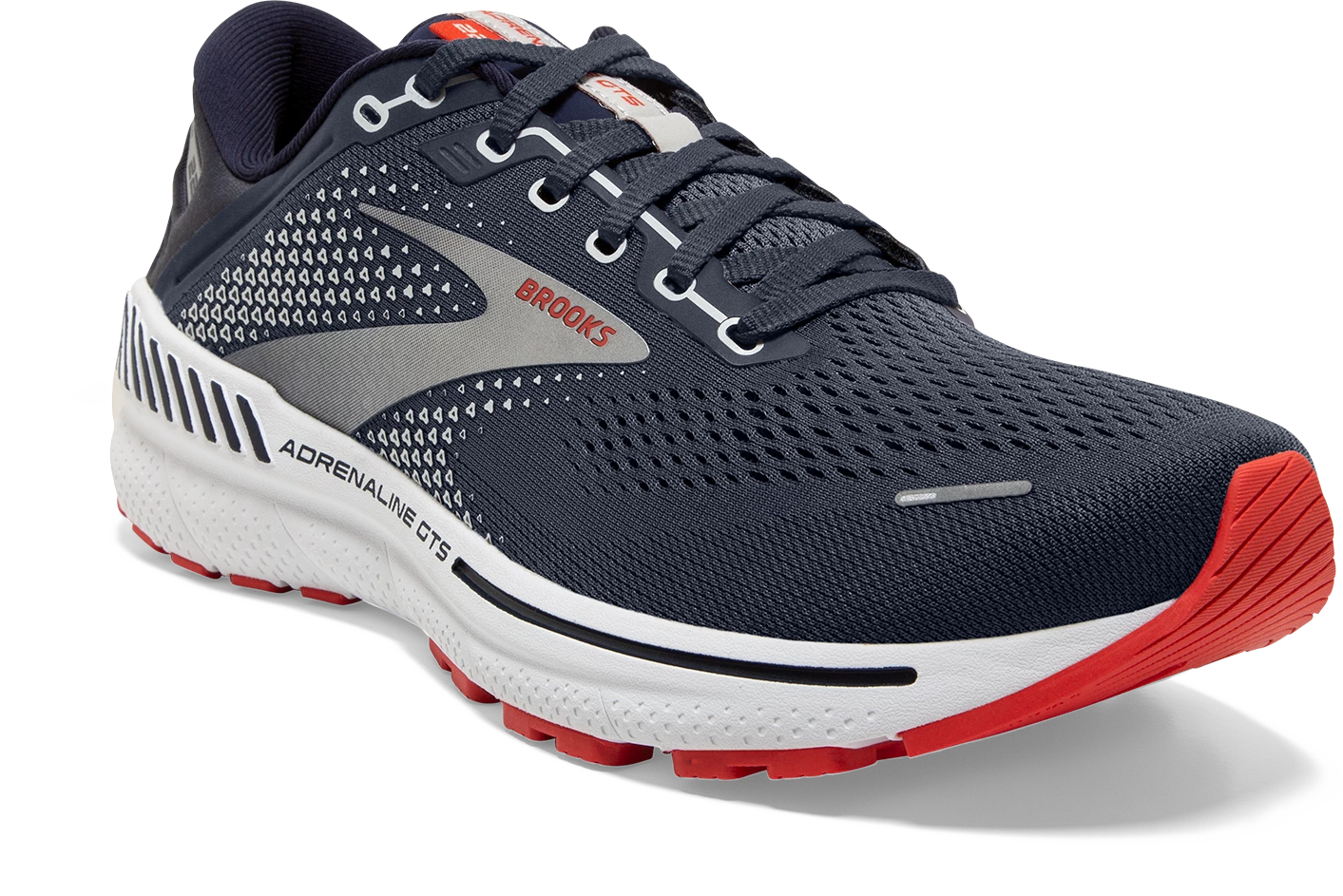 BROOKS Men's Adrenaline GTS 22 (435 - Peacoat/India Ink/Grenadine) 3 BROOKS Men's Adrenaline GTS 22 (435 - Peacoat/India Ink/Grenadine) - Image 3