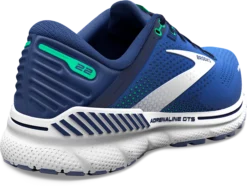BROOKS Men’s Adrenaline GTS 22 (469 - Surf The Web/Blue/Irish Green) -THE OFFICE PARTY EDIT SHOP 110366 469 H Adrenaline GTS 22