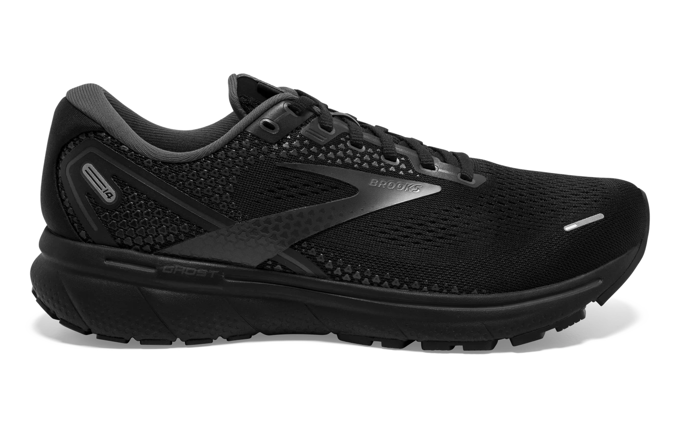 BROOKS Men's Ghost 14 2E WIDE (020 - Black/Black/Ebony) 1 BROOKS Men's Ghost 14 2E WIDE (020 - Black/Black/Ebony)