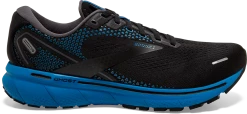 BROOKS Men's Ghost 14 (056 - Black/Blackened Pearl/Blue)