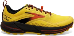 BROOKS Men's Cascadia 16 (745 - Yellow/Black/Grenadine)