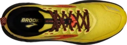 BROOKS Men's Cascadia 16 (745 - Yellow/Black/Grenadine) -THE OFFICE PARTY EDIT SHOP 110376 745 O Cascadia 16