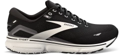 BROOKS Men's Ghost 15 WIDE (012 - Black/Blackened Pearl/White)