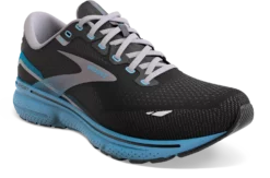 BROOKS Men's Ghost 15 (056 - Black/Blackened Pearl/Blue) -THE OFFICE PARTY EDIT SHOP 110393 056 A Ghost 15