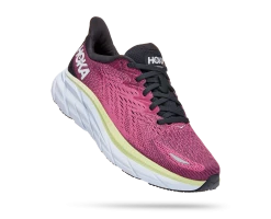 Hoka Women's Clifton 8 (BGIR - Blue Graphite/Ibis Rose)