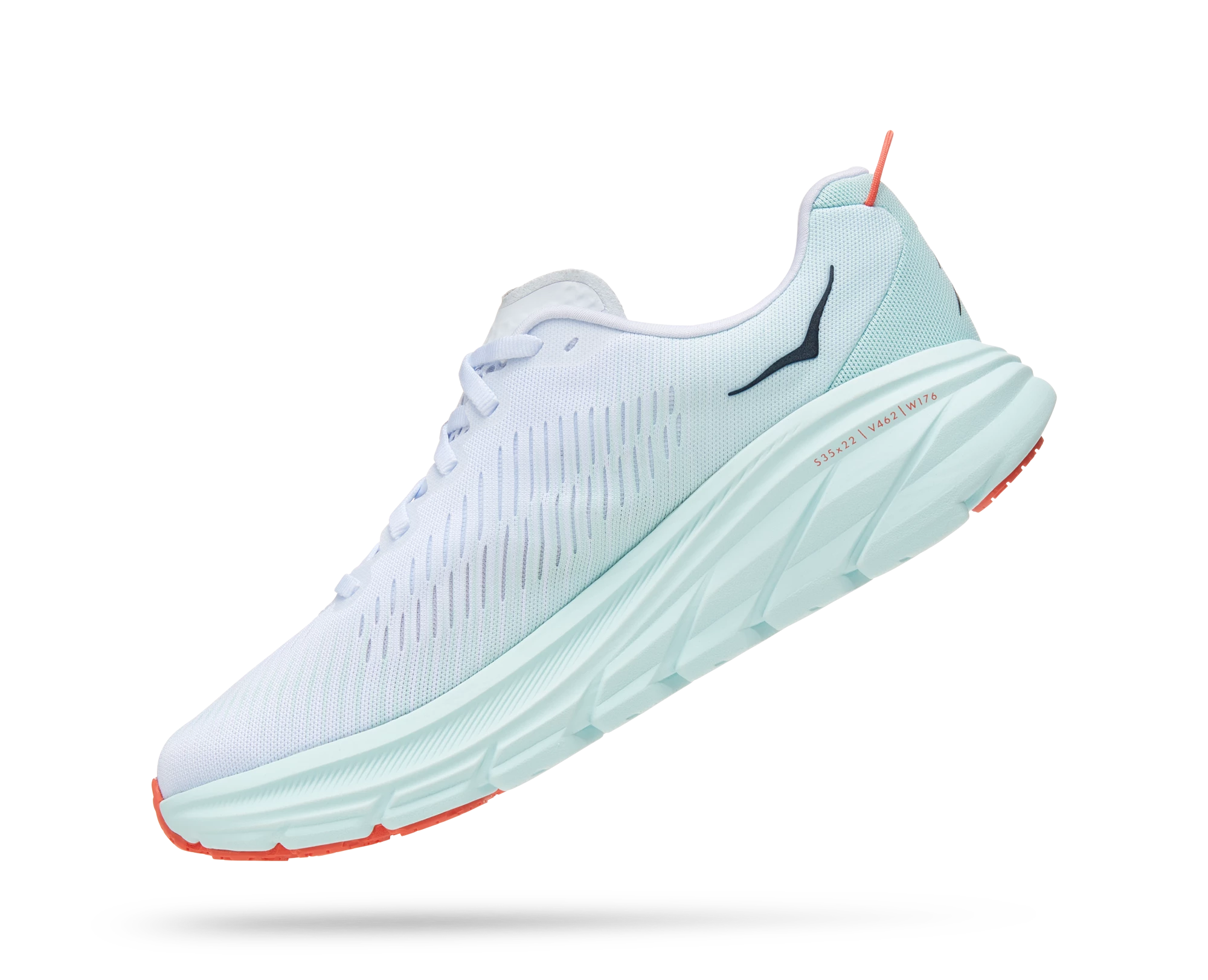 Hoka Women's Rincon 3 (WBGL - White/Blue Glass) 4 Hoka Women's Rincon 3 (WBGL - White/Blue Glass) - Image 4