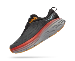 Hoka Men's Bondi 8 (ACTL - Anthracite/Castlerock) -THE OFFICE PARTY EDIT SHOP 1123202 ACTL 4