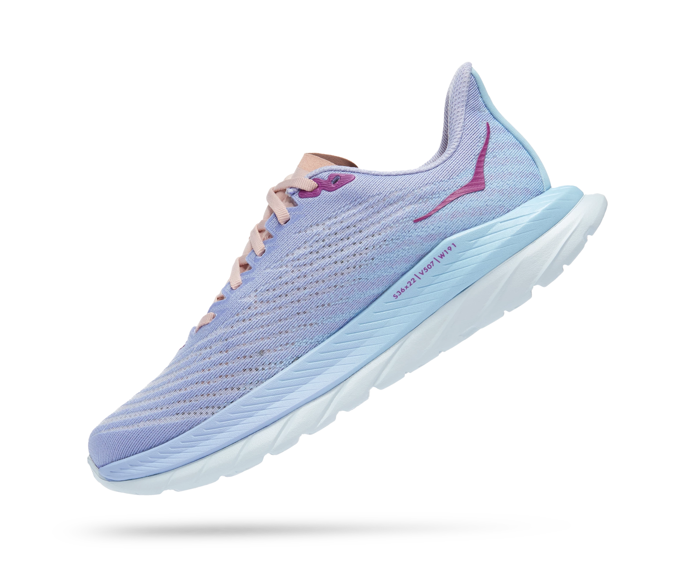 Hoka Women's Mach 5 (BLSSN - Baby Lavender/Summer Song) 4 Hoka Women's Mach 5 (BLSSN - Baby Lavender/Summer Song) - Image 4