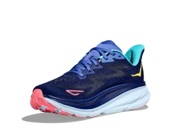 Hoka Women's Clifton 9 (BBCRM - Bellwether Blue/Ceramic) -THE OFFICE PARTY EDIT SHOP 1127896 BBCRM 3