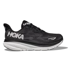Hoka Women's Clifton 9 (BWHT - Black/White)
