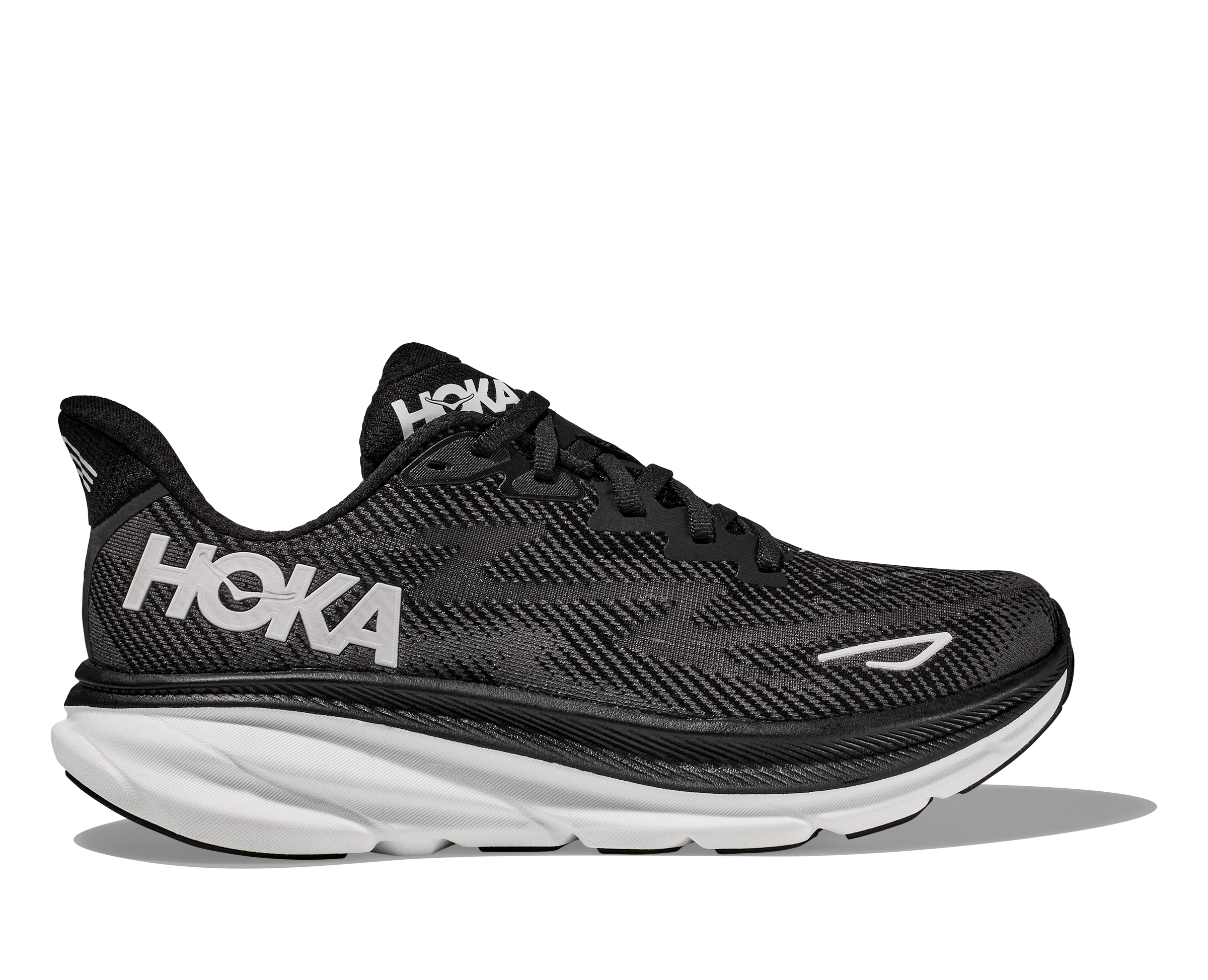 Hoka Women's Clifton 9 (BWHT - Black/White) 1 Hoka Women's Clifton 9 (BWHT - Black/White)