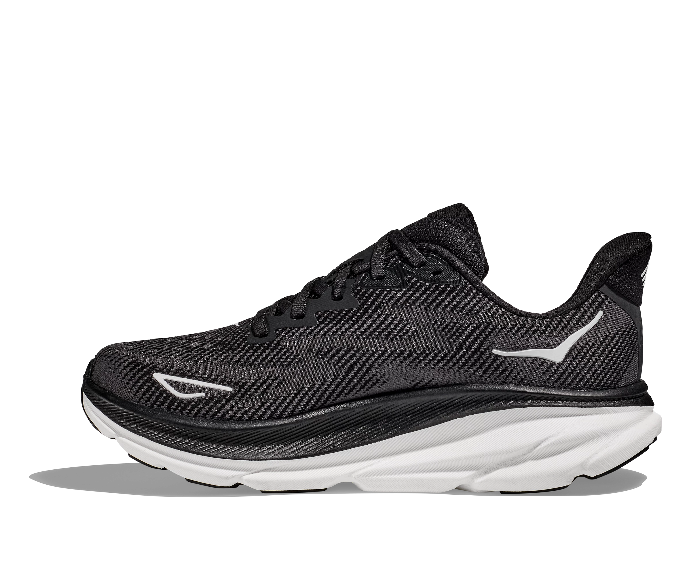 Hoka Women's Clifton 9 (BWHT - Black/White) 2 Hoka Women's Clifton 9 (BWHT - Black/White) - Image 2
