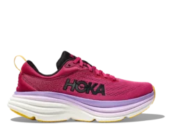 Hoka Women's Bondi 8 (CJPY - Cherries Jubilee/Pink Yarrow)