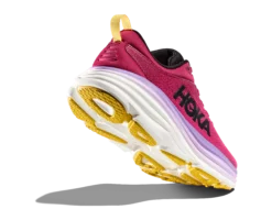 Hoka Women's Bondi 8 (CJPY - Cherries Jubilee/Pink Yarrow) -THE OFFICE PARTY EDIT SHOP 1127952 CJPY 4