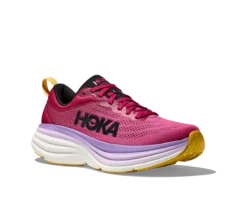 Hoka Women's Bondi 8 (CJPY - Cherries Jubilee/Pink Yarrow) -THE OFFICE PARTY EDIT SHOP 1127952 CJPY 6