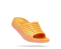 Hoka Unisex Ora Recovery Slide (AYSC - Amber Yellow/Shell Coral)