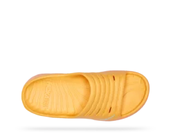 Hoka Unisex Ora Recovery Slide (AYSC - Amber Yellow/Shell Coral) -THE OFFICE PARTY EDIT SHOP 1134527 AYSC 5