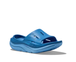 Hoka U Ora Recovery Slide 3 (CSAA - Coastal Sky/All Aboard)