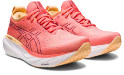 Asics Women’s GEL-Nimbus 25 (700 - Papaya/Dusty Purple) -THE OFFICE PARTY EDIT SHOP 11C7C049 5DF4 4AFF 8E40 6CD06498F460