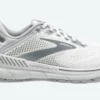 BROOKS Women's Adrenaline GTS 22 Wide (134 - White/Oyster/Primer Grey)