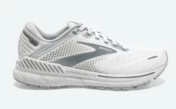 BROOKS Women's Adrenaline GTS 22 Wide (134 - White/Oyster/Primer Grey)