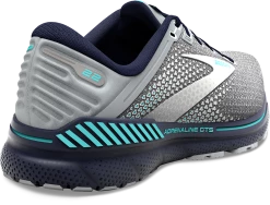 BROOKS Women's Adrenaline GTS 22 (036 - Grey/Peacoat/Aruba) -THE OFFICE PARTY EDIT SHOP 120353 036 H Adrenaline GTS 22