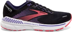 BROOKS Women's Adrenaline GTS 22 (080 - Black/Purple/Coral)