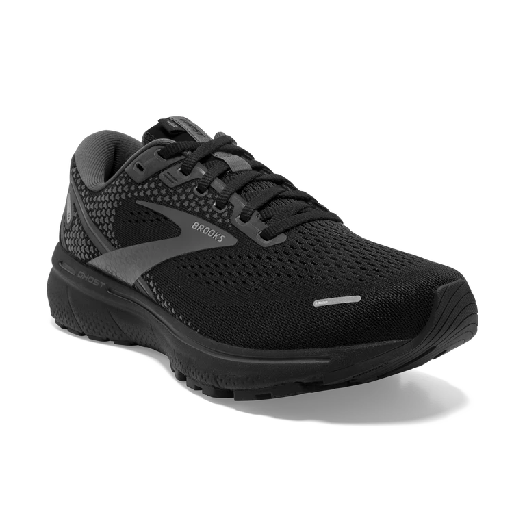 BROOKS Men's Ghost 14 2E WIDE (020 - Black/Black/Ebony) 2 BROOKS Men's Ghost 14 2E WIDE (020 - Black/Black/Ebony) - Image 2