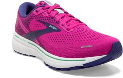 BROOKS Women's Ghost 14 (612 - Fuchsia/Yucca/Navy) -THE OFFICE PARTY EDIT SHOP 120356 612 A Ghost 14