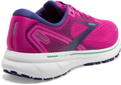 BROOKS Women's Ghost 14 (612 - Fuchsia/Yucca/Navy) -THE OFFICE PARTY EDIT SHOP 120356 612 H Ghost 14