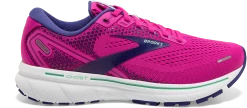 BROOKS Women's Ghost 14 (612 - Fuchsia/Yucca/Navy)